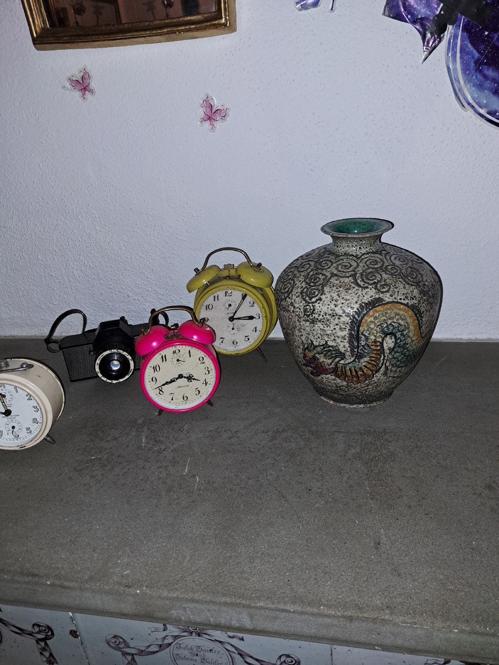 Vasen & Gefässe: Handbemalte Vintage Vase  – Gebraucht aus Kölliken von Upcycling-by-Mc-TAM 1