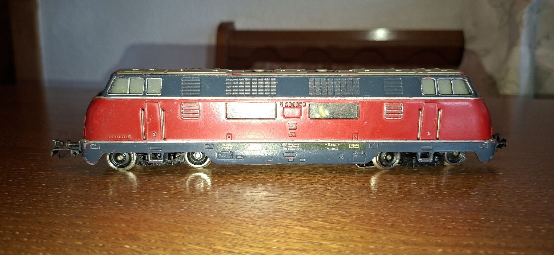 Märklin Modellini di ferrovie: H0 Märklin AC Analog DB V200 056. – Difettoso da Pfäffikon ZH venduto da gub_2j76 4
