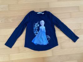 Dunkelblaues langarm Shirt - Elsa mit Tüllkleid