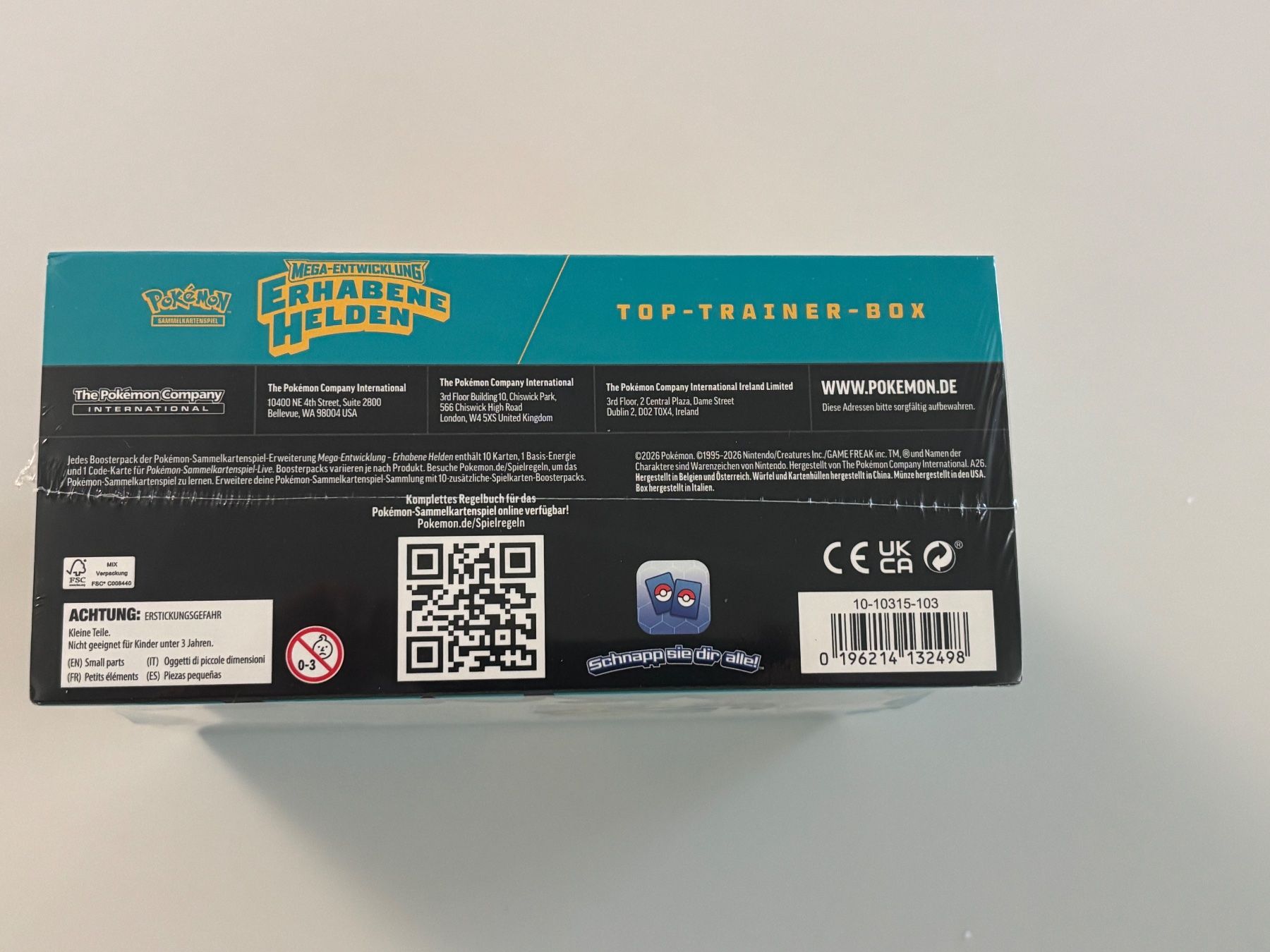Pokémon Carte collezionabili: Erhabene Helden Top Trainer Box Deutsch Sealed – Nuovo e nell'imballaggio originale da Mellingen venduto da Swissplaya88 5