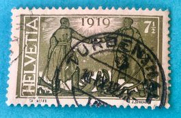 Nr.143 Friedenmarken GESTEMPELT  1919   
