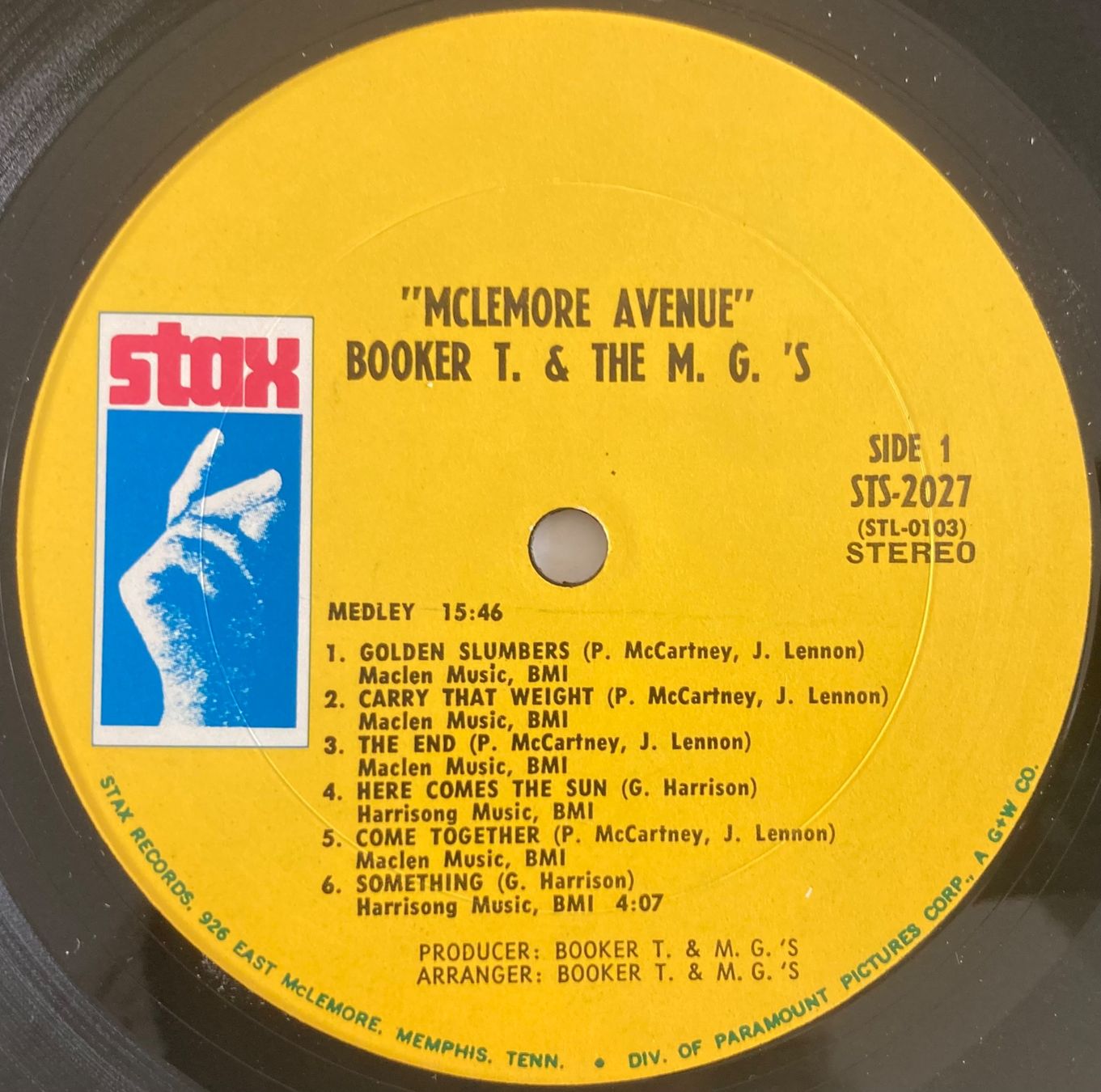 Dischi in vinile: BOOKER T. & THE M.G.' S - MCELMORE AVENUE – Usato da Poliez-Pittet venduto da Newtown-Records 3