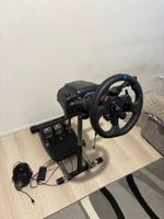 Logitech G923 mit Blinker Wischer Hebel Adapter