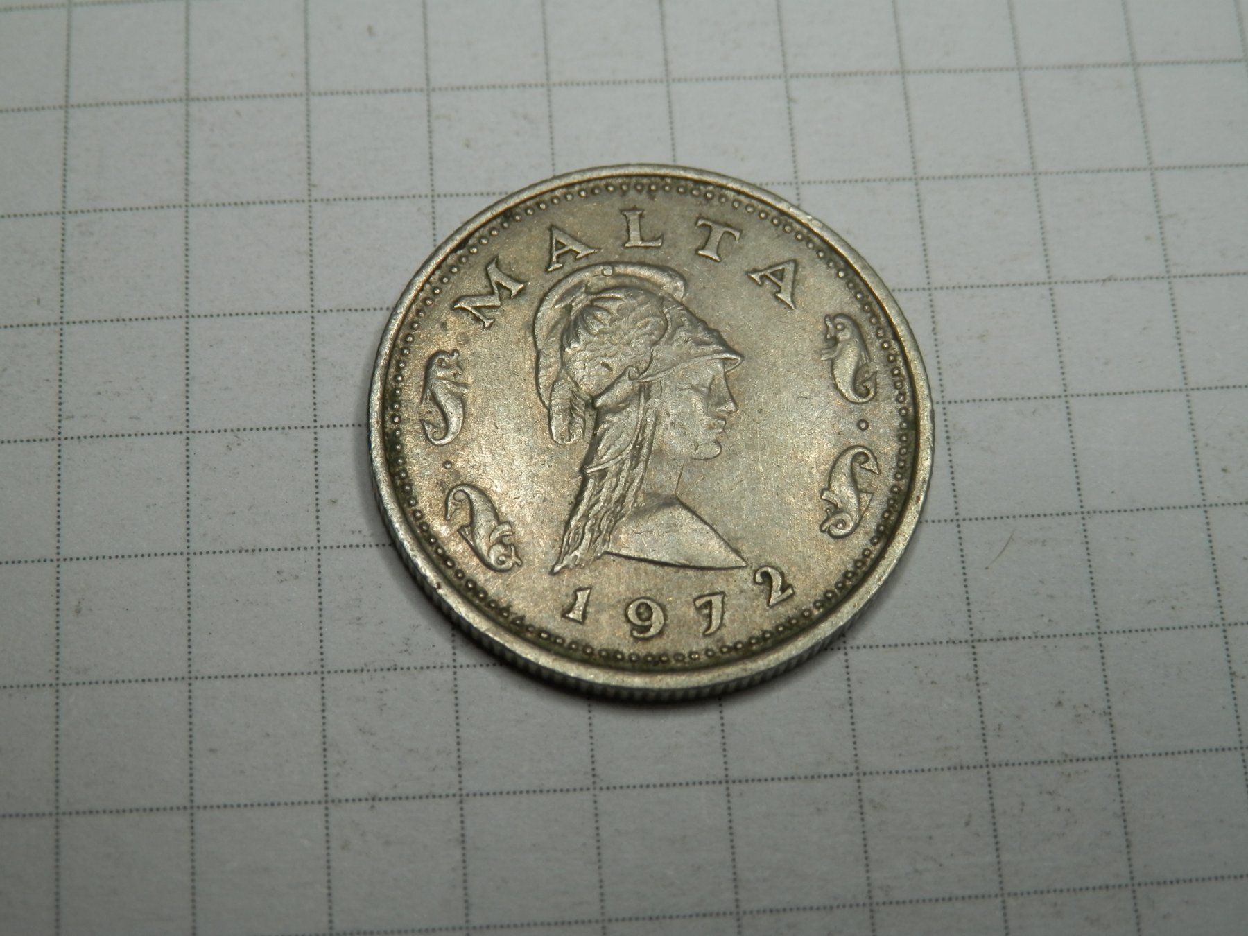 Alle Münzen: Malta 2 Cent, 1972 – Gebraucht aus Weiach von weiach81