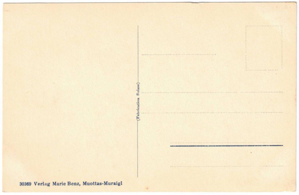 Cartoline postali: St. Moritz - Standseilbahn Muottas Muragl Bergstation – Usato da Binningen venduto da Mountainrider 1