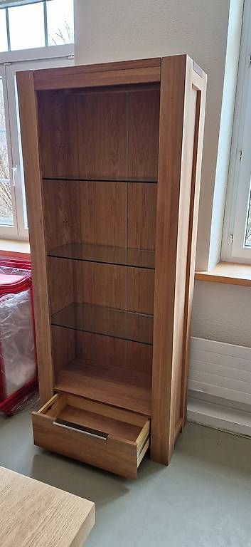 Vetrine: Vitrine neu Eiche massiv Holz – Nuovo e nell'imballaggio originale da Lützelflüh-Goldb venduto da Rampenverkauf_72_ 1