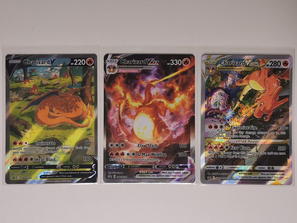 M X Glurak Charizard Promos Full Art Pokemon Karten Kaufen Auf Ricardo