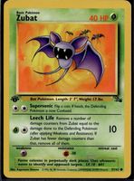 Zubat 57/62 Fossil 1st Edition