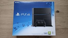Sony PlayStation 4 Jet Black 500GB guter Zustand
