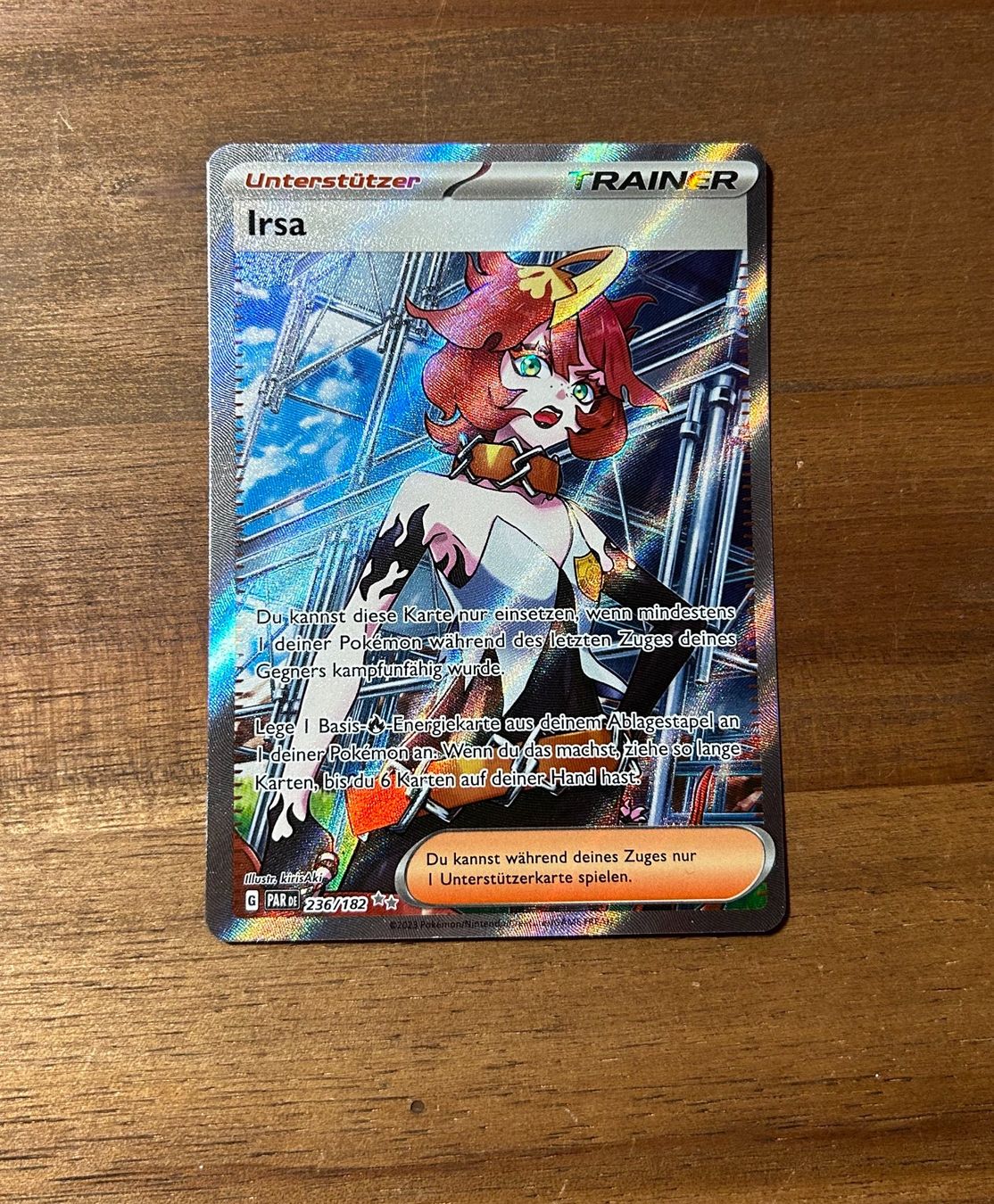 Pokémon Carte collezionabili: Pokémon Karte Irsa – Usato da Schötz venduto da Jekyll666