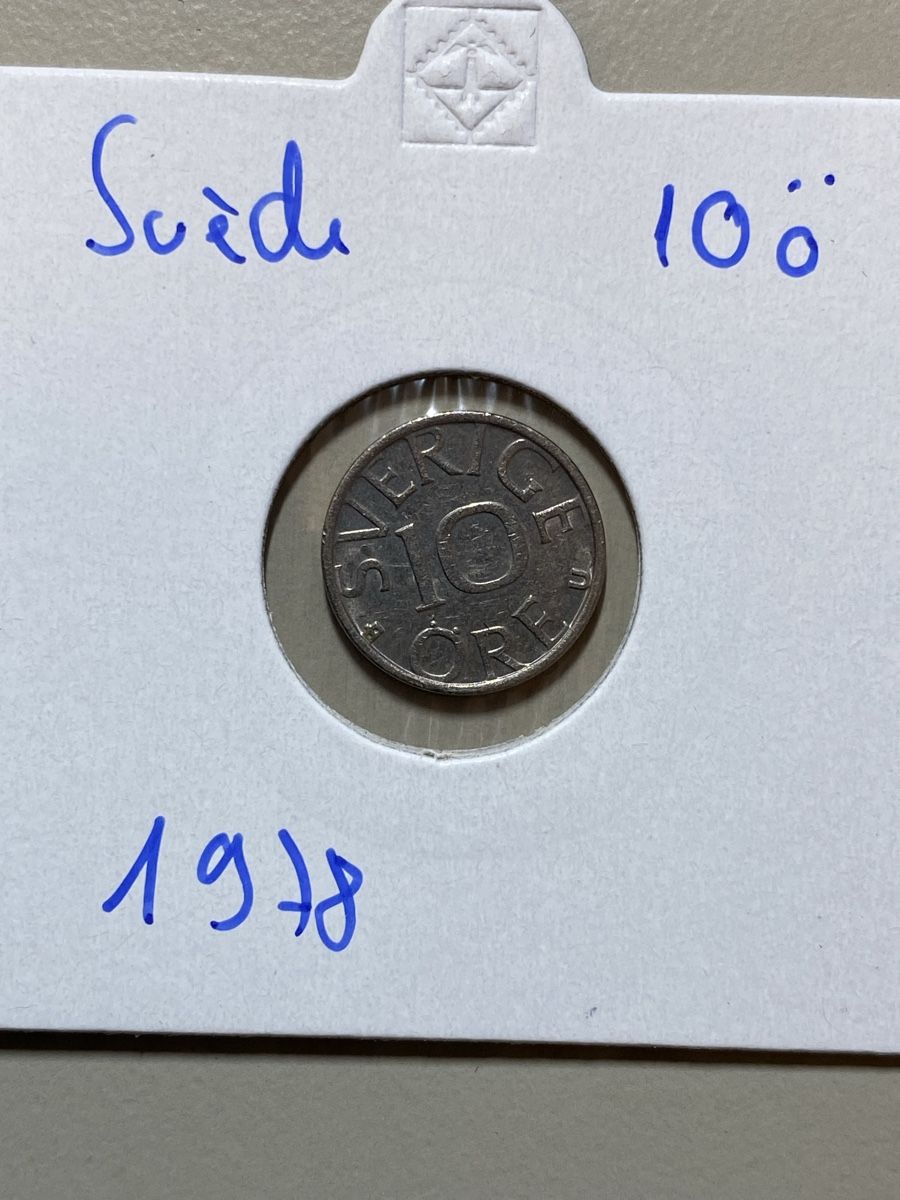 Alle Münzen: Suède - 10 Öre - 1978 – Gebraucht aus Payerne von Mike1682