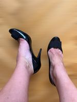 Escarpins Giorgio Armani noirs à nœud, pointure 40.5