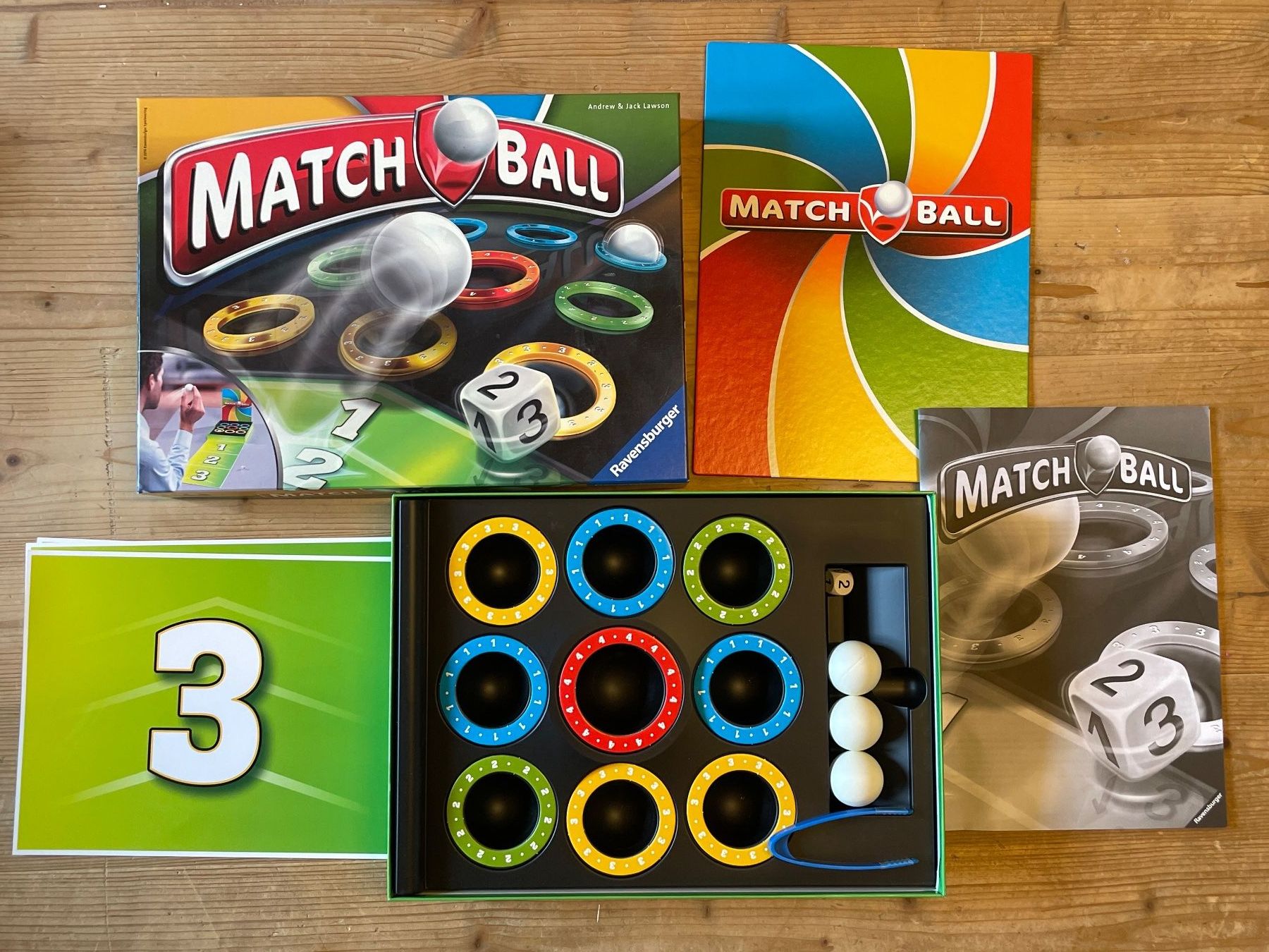 Ravensburger Giochi: Gesellschaftsspiel "Match Ball" (2014) – Usato da Frasnacht venduto da GracyStore
