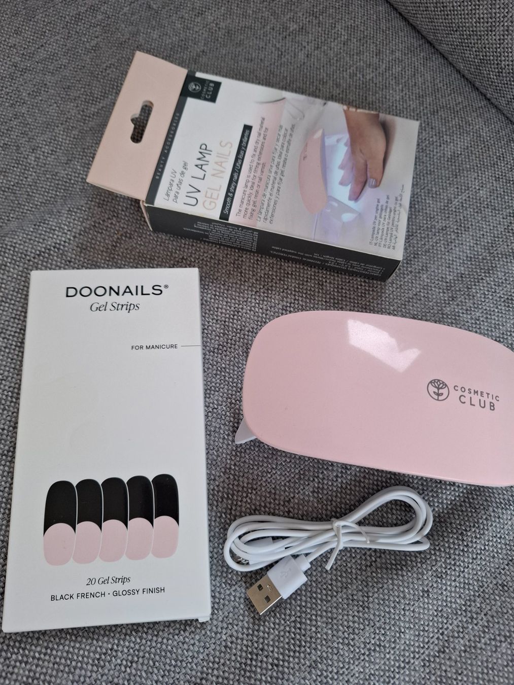 Unghie finte: Doonails UV Gel Strips + UV Lampe rosa – Nuovo (secondo la descrizione) da Dornach venduto da shoe-lina