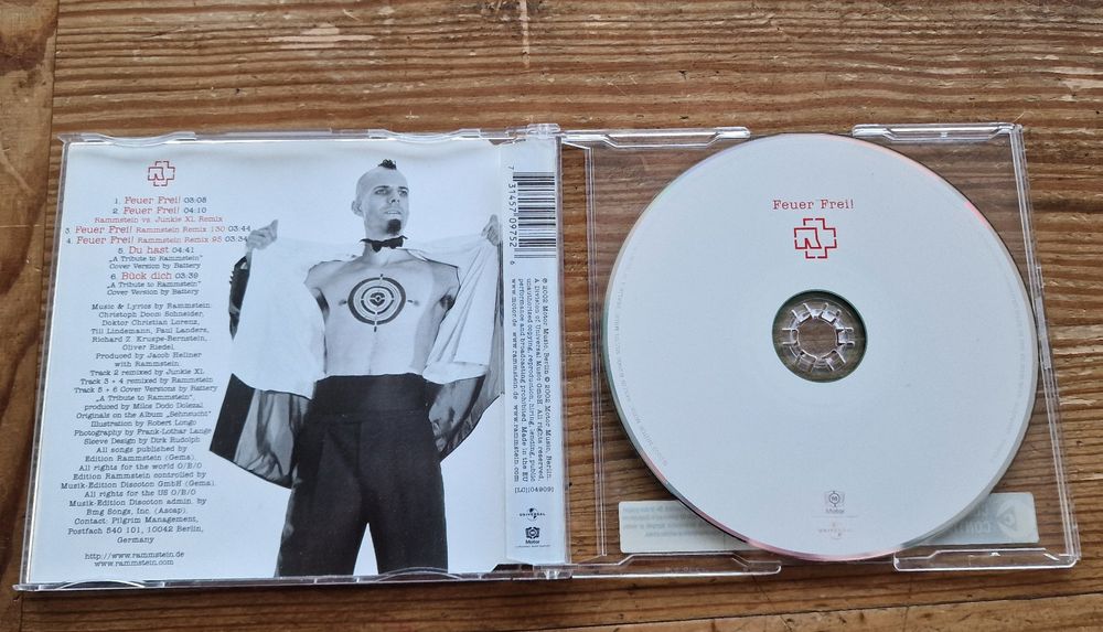 Pannenlap Feuer Frei! Zwart - Officiële Band Merchandise