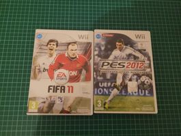 Wii FIFA 11 & Pro Evolution Soccer 2012 - Football Games!
