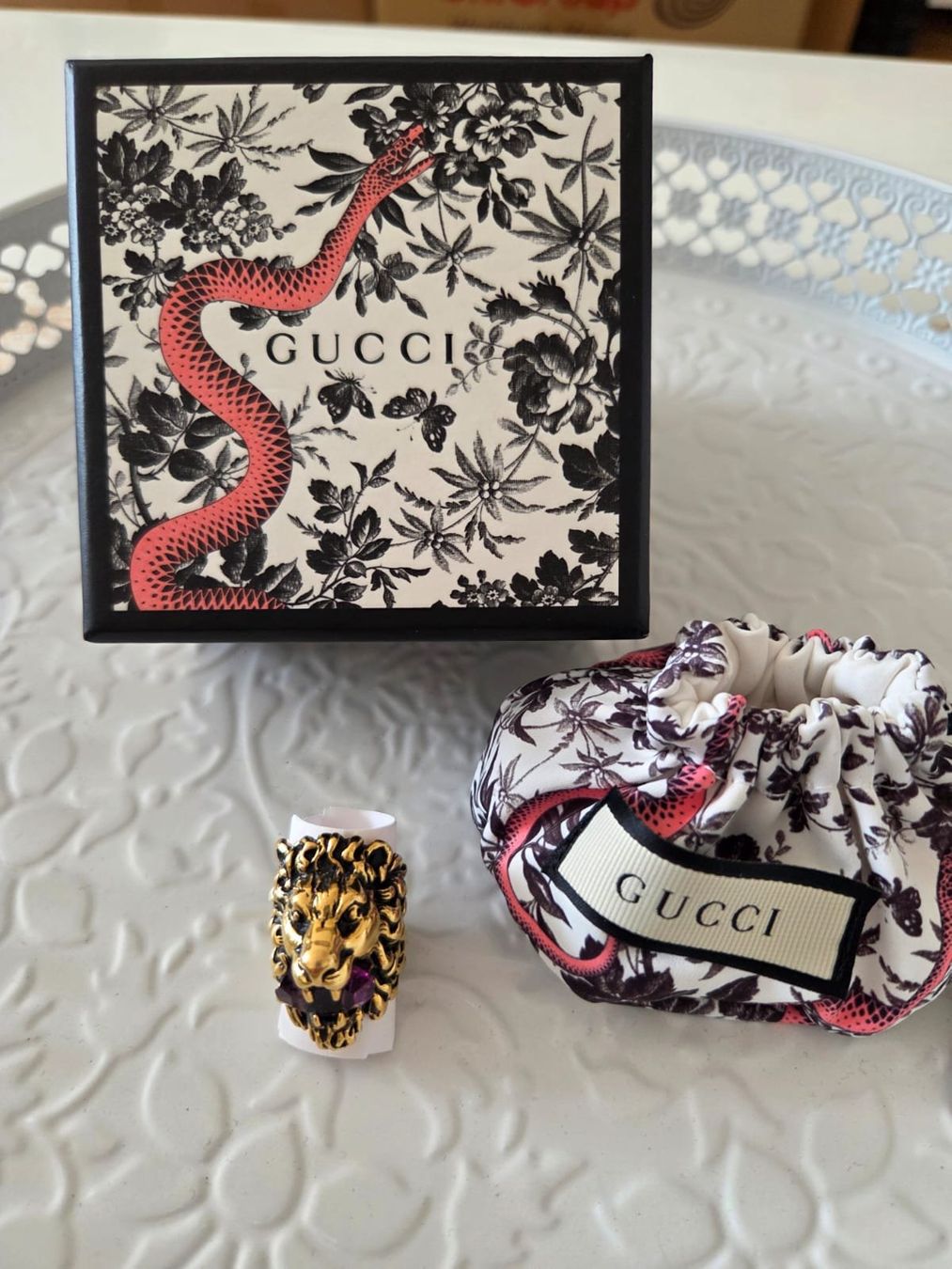 Gucci Anelli: Gucci bague avec crystal – Usato da Genève venduto da GenevaLuxury 1