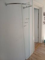 elegante Garderobe mit Glas
