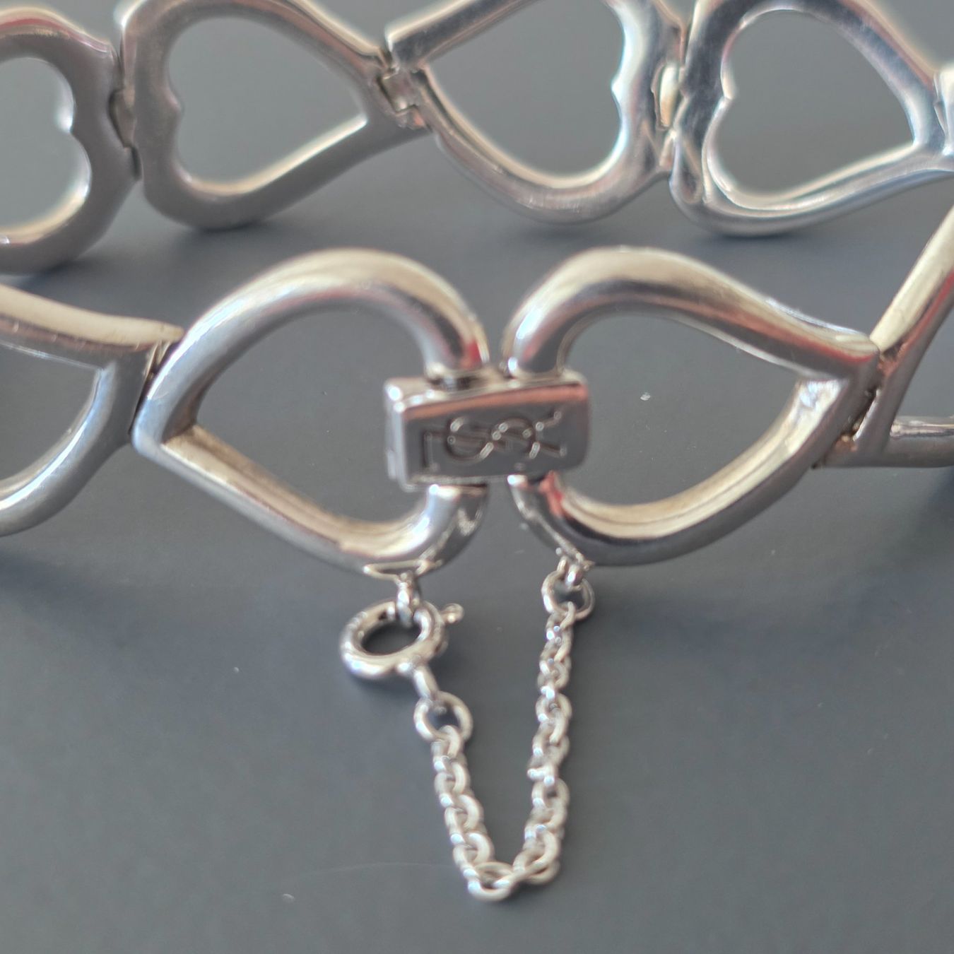 Saint Laurent Bracciali & Braccialetti: Vintage YSL Yves Saint Laurent Armband Silber 925 RARität – Nuovo (secondo la descrizione) da Zollikon venduto da Galaxycana 7