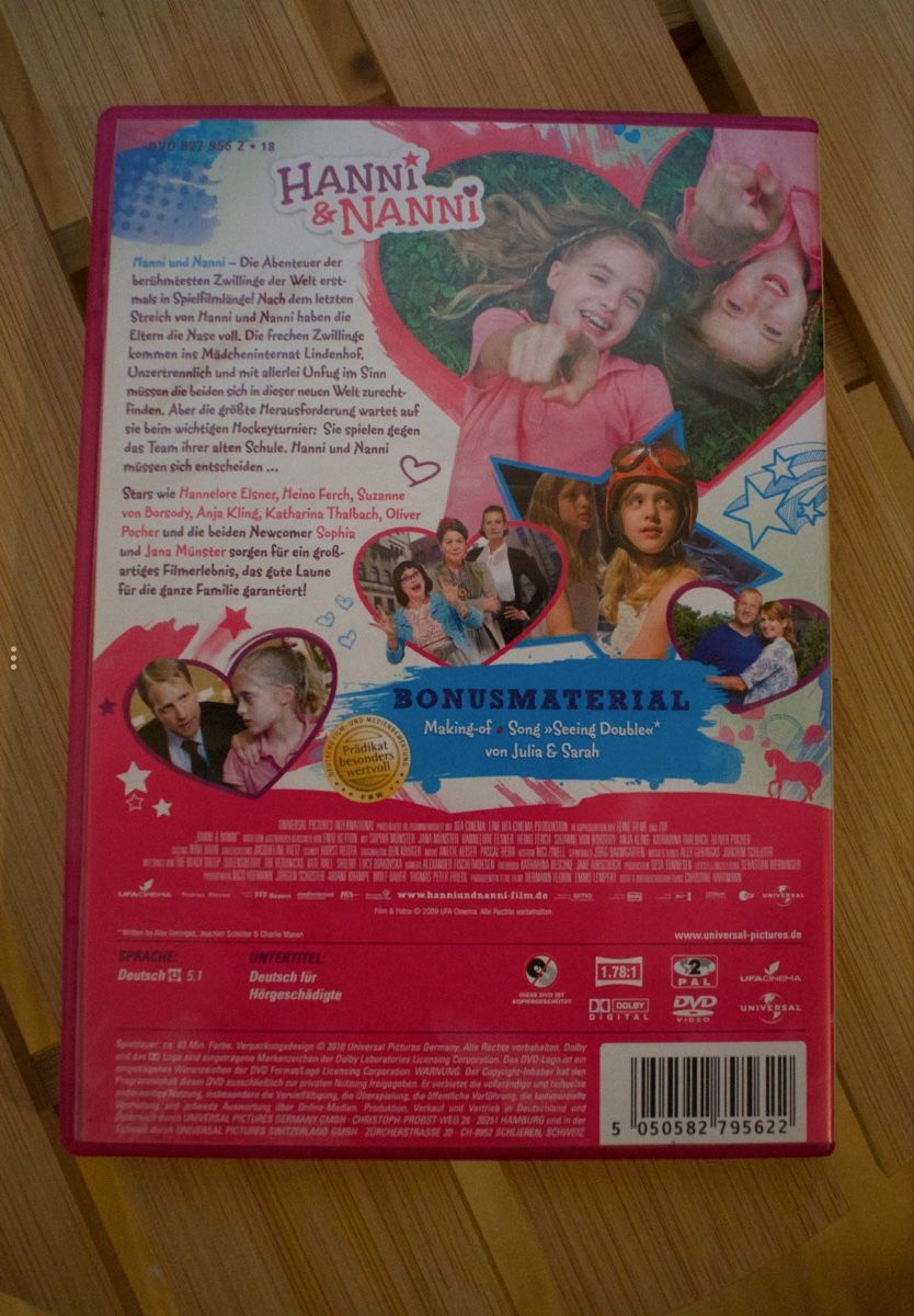 Tutti i DVDs: DVD Hanni & Nanni – Usato da Eschikofen venduto da anj_98vh 1