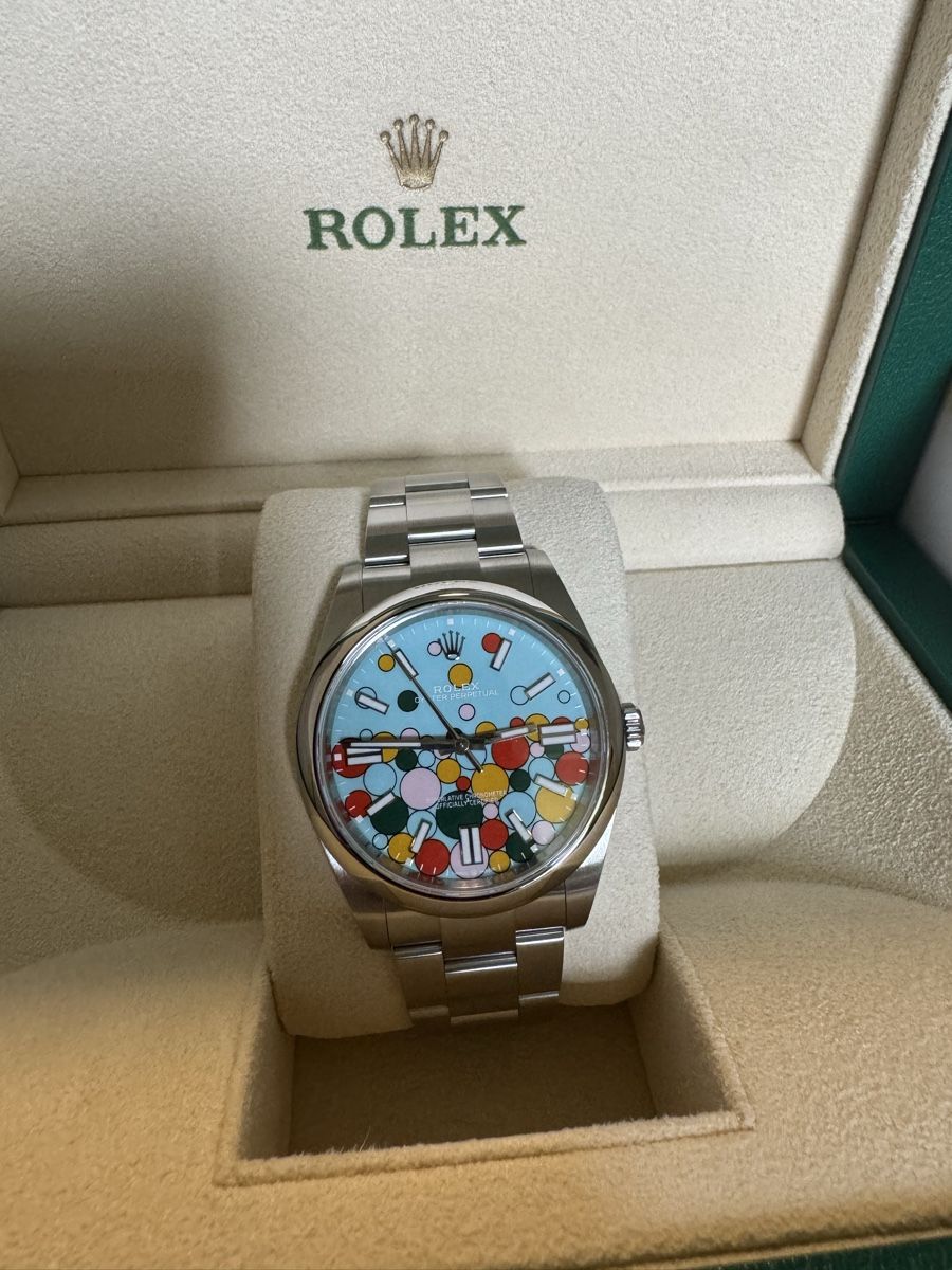 Rolex Orologi: ROLEX Oyster Perpetual 41 Celebration Dial 124300 – Nuovo e nell'imballaggio originale da Zürich venduto da offcatalogue