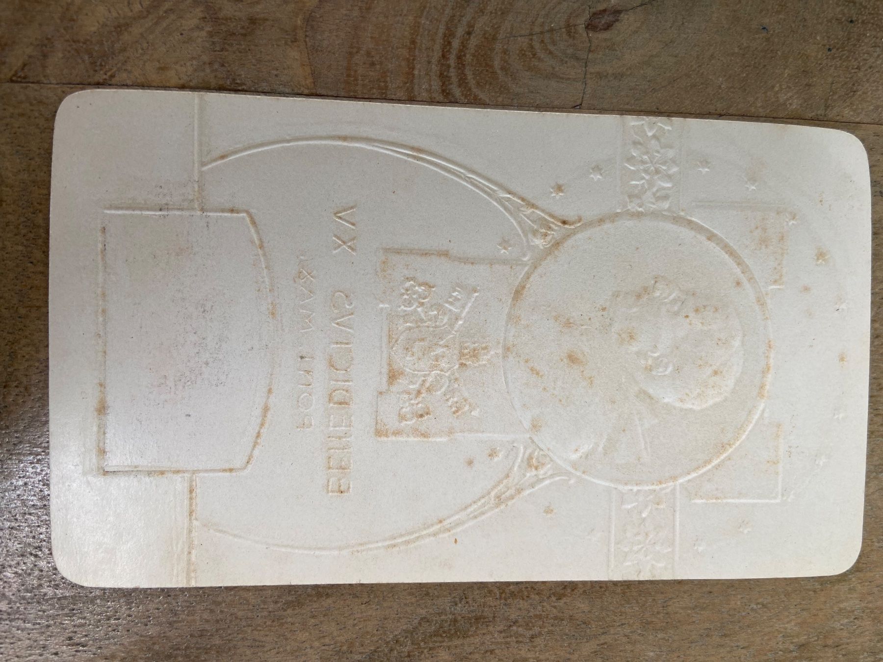 Foto & Immagini: Papst Benedictus XV pont max  Andachtsbild Prägebildchen – Usato da Luzern venduto da waterfront1 1
