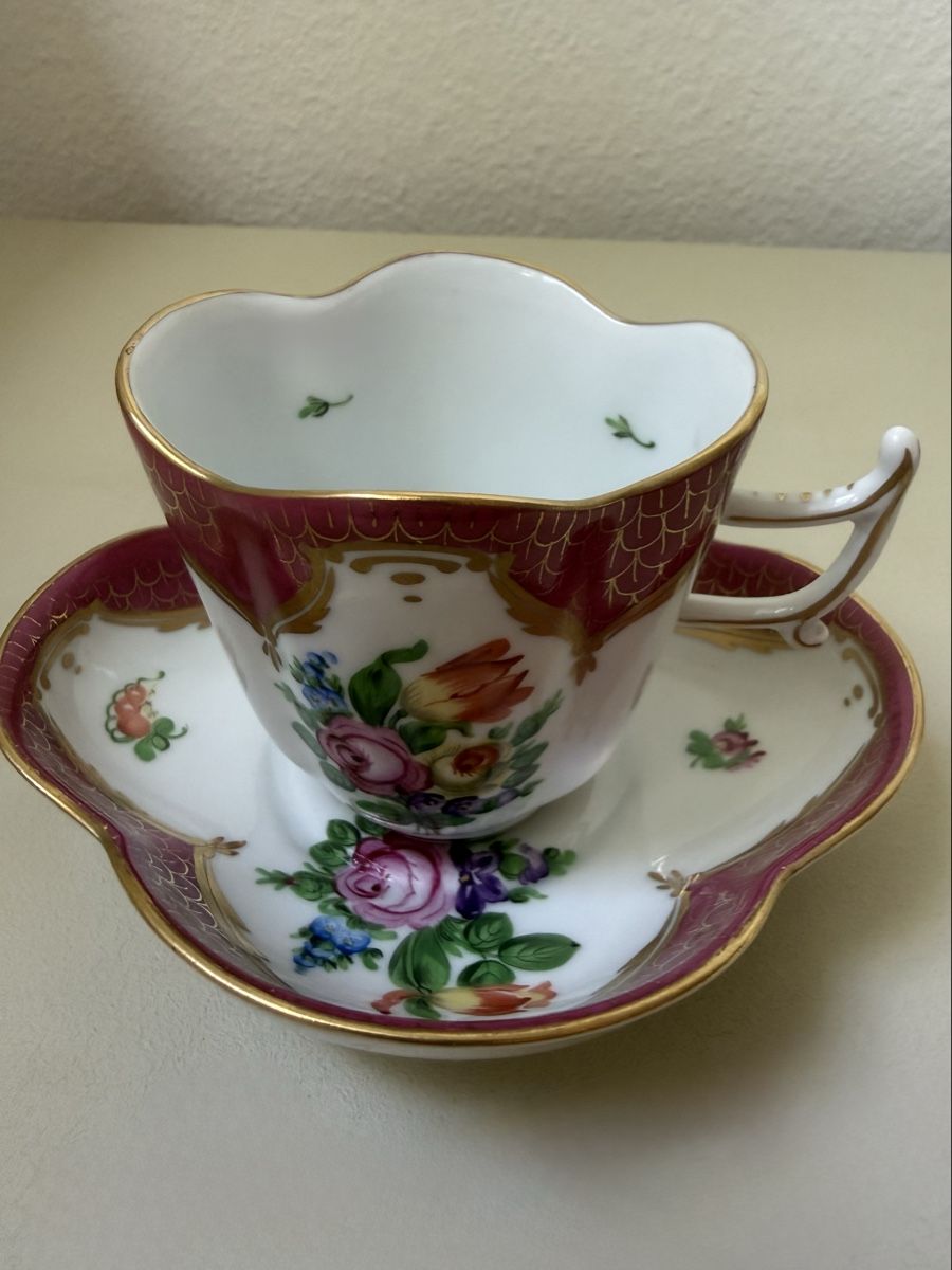 Herend Tazze: Seltene Herend Hadik Kaffeetasse 4198  – Nuovo (secondo la descrizione) da Basel venduto da mar_tsl9 1