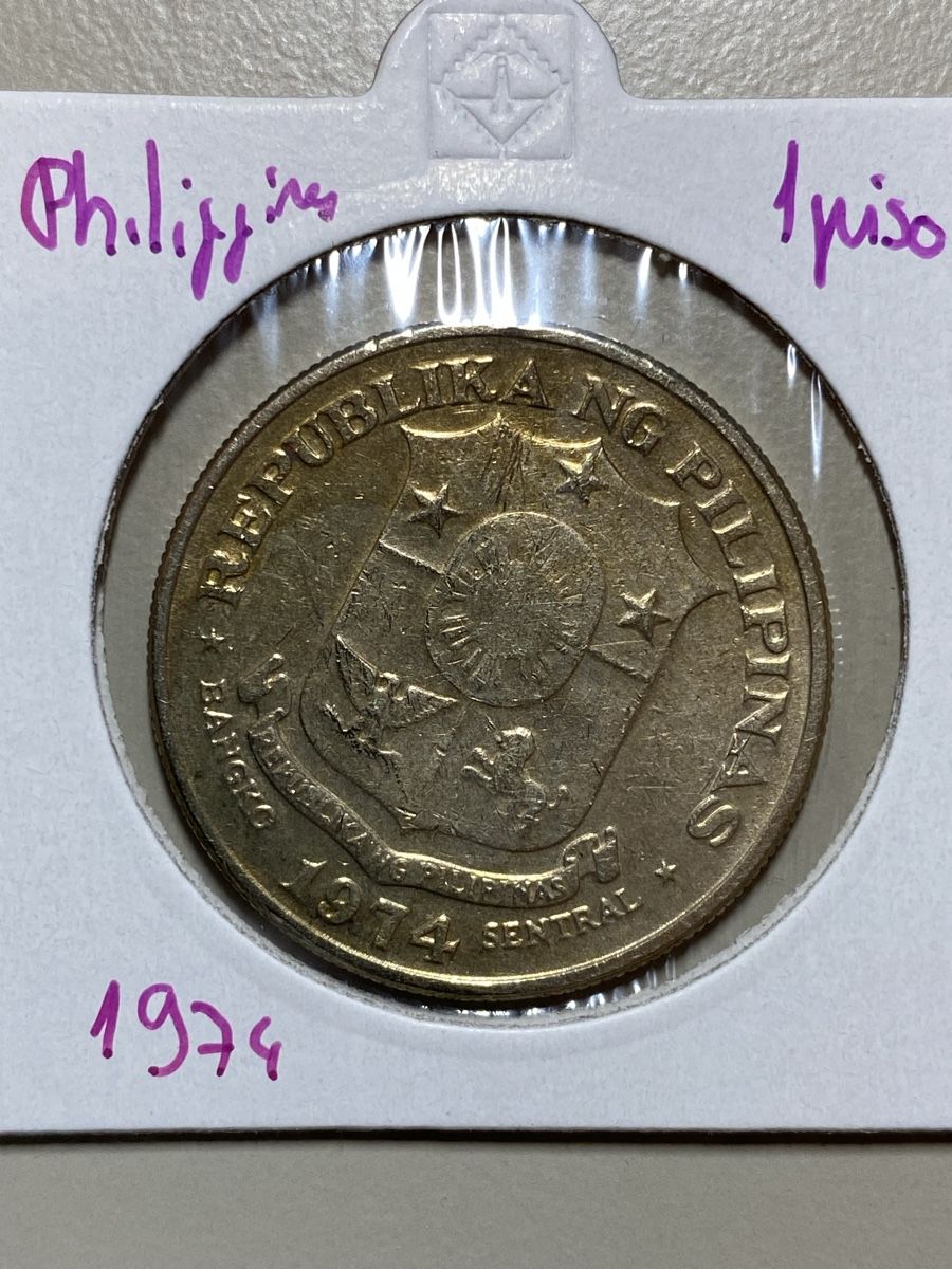 Tutti le monete: Philippines - 1 piso - 1974 – Usato da Payerne venduto da Mike1682