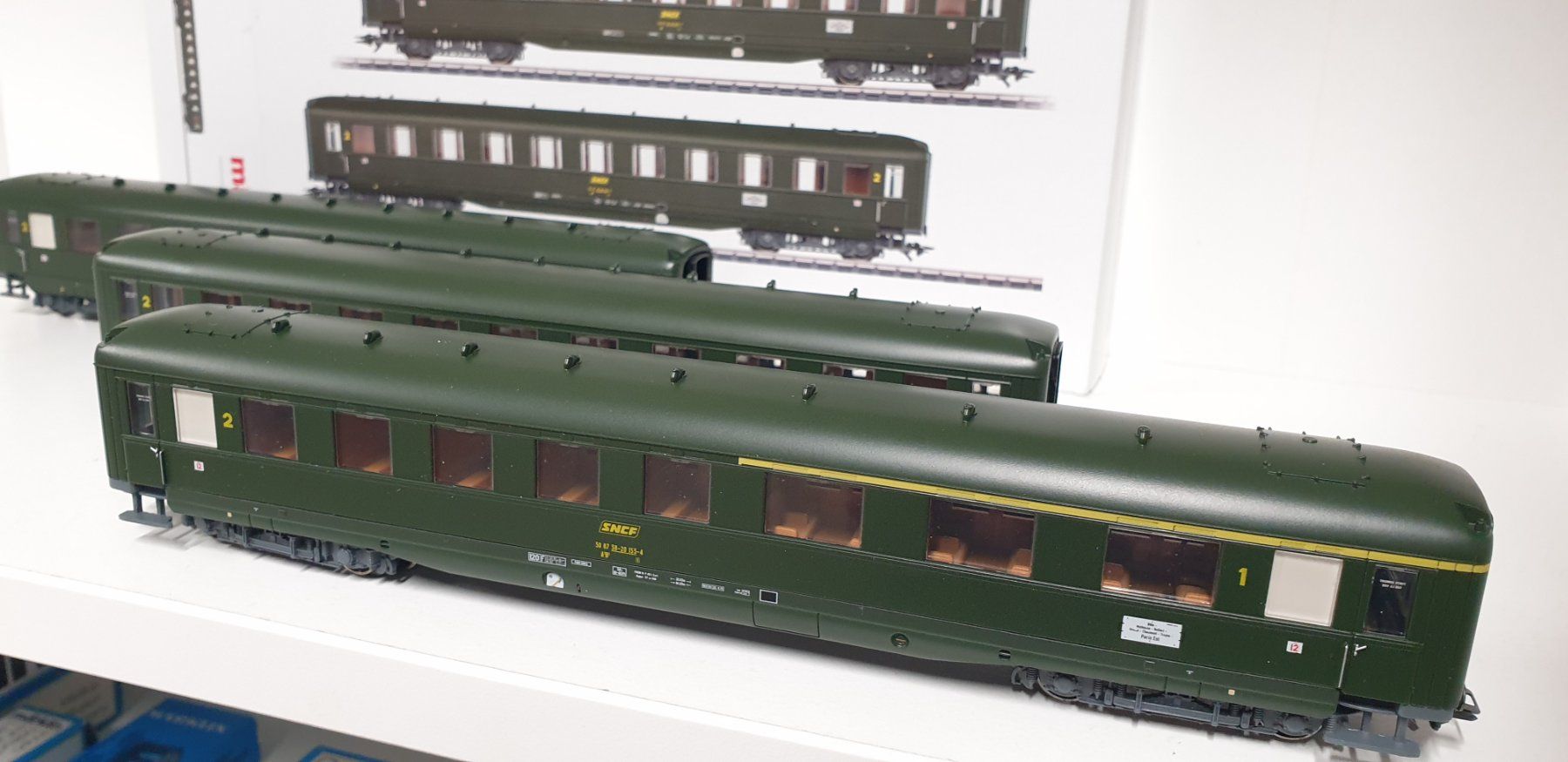 Märklin Modellini di ferrovie: Märklin SNCF Wagenset mit LED 43230 – Nuovo e nell'imballaggio originale da Geroldswil venduto da TopTrain54 6