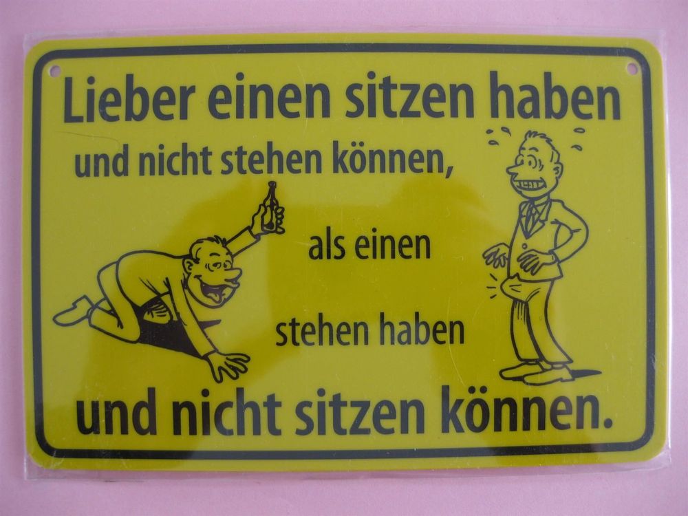 SprücheKarte Lieber einen sitzen Kaufen auf Ricardo