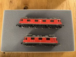 HAG H0 SBB Re 10/10 Rot – Doppel-Lokomotive – AC Nr. 056