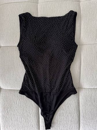 Glitzer Body Rückenfrei