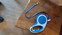 Flexi Rollleine blau/weiss, Grösse M, wenig gebraucht!