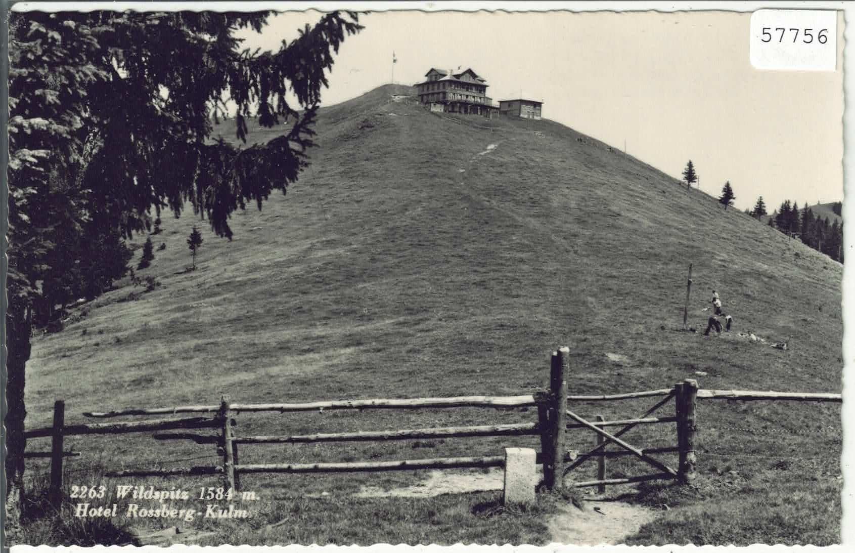 Cartoline postali: Wildspitz - Hotel Rossberg-Kulm – Usato da Ettingen venduto da Kartenplanet