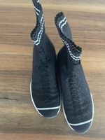 Fendi Stiefel Sneaker, Schwarz/Weiss, Grösse 39, Top Zustand