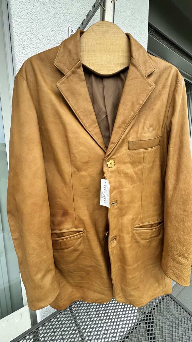 Giacche: Beige Lederjacke – Nuovo (secondo la descrizione) da seuzach venduto da silence4
