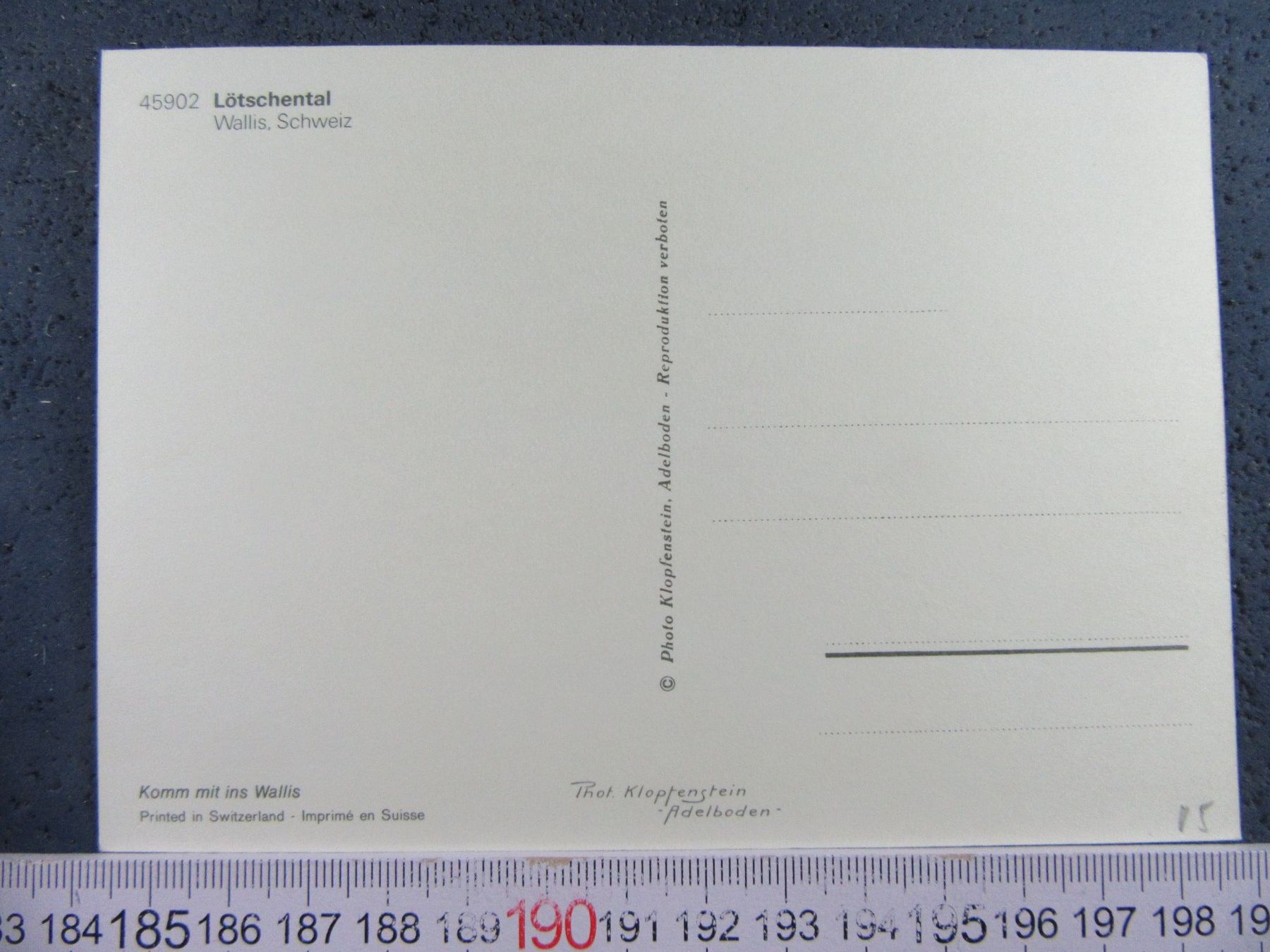 Cartoline postali: LÖTSCHENTAL VS AK 12BILDER – Usato da Ettingen venduto da Hausi4711 1