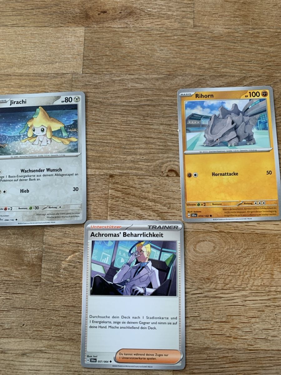 Pokémon Carte collezionabili: Pokémon Karte Achromas Beharrlichkeit – Usato da St. Gallen venduto da Jvegas
