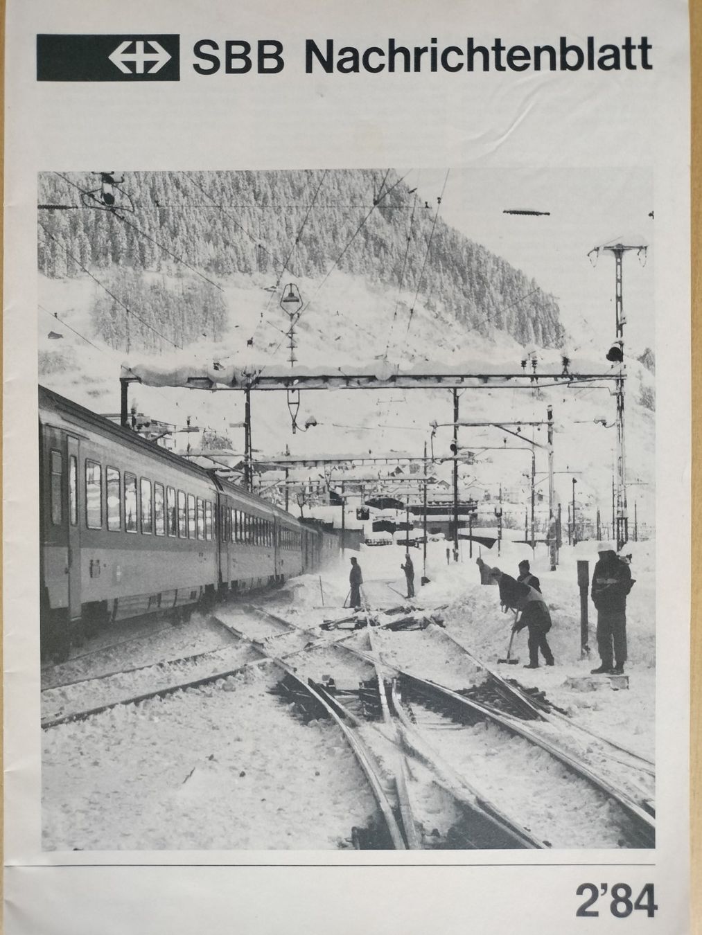 Riviste & Magazine: SBB CFF FFS Nachrichtenblatt von 1984 – Usato da Schwanden Sigrisw venduto da pho_2mc9