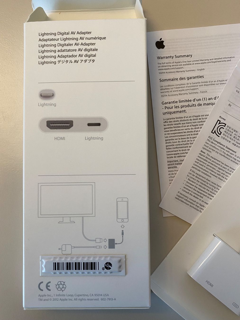 Apple Laufwerke & Adapter: Apple Lightning Digital AV Adapter MD826ZM/A – Gebraucht aus obfelden von garenipa 1