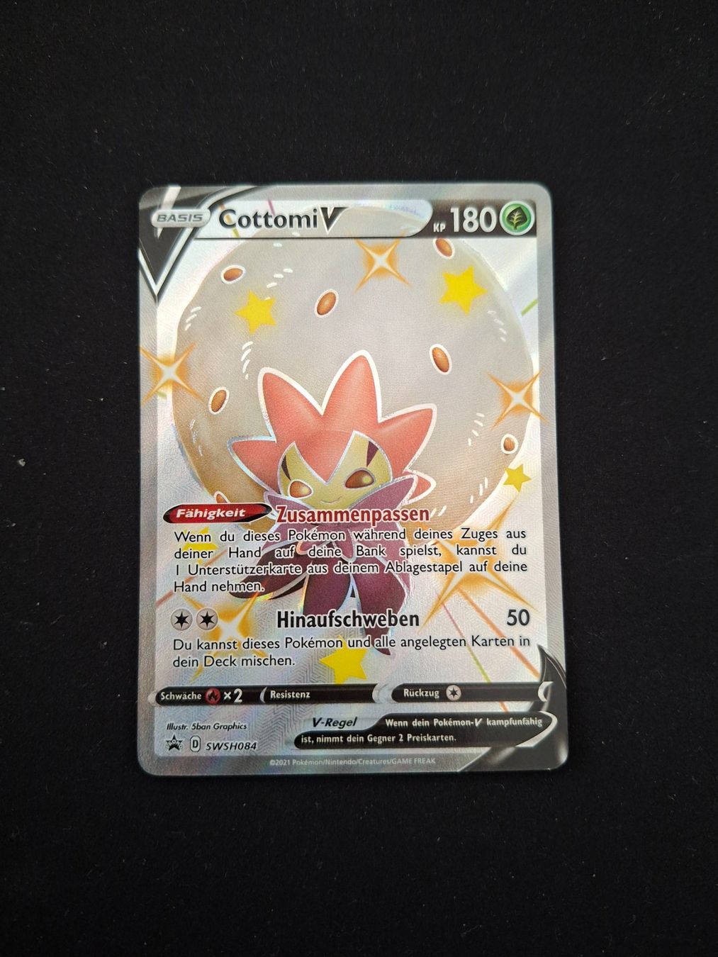 Pokémon Carte collezionabili: Cottomi V SWSH 084 DE – Usato da Biasca venduto da Sara_Poke123