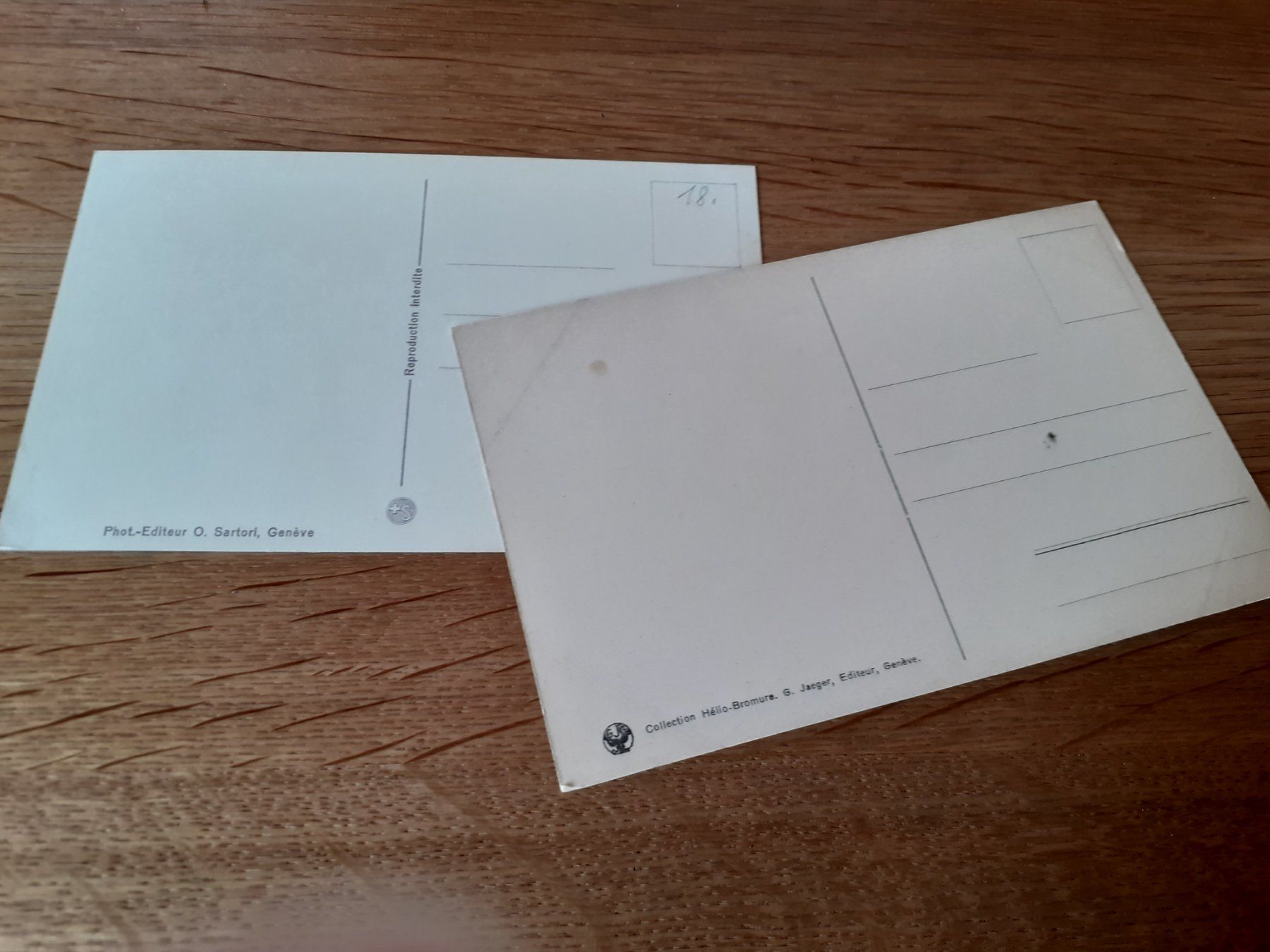 Cartoline postali: GENEVE - Les TOURS de ST. PIERRE - GENF – Usato da Winterthur venduto da Ornyx7 1