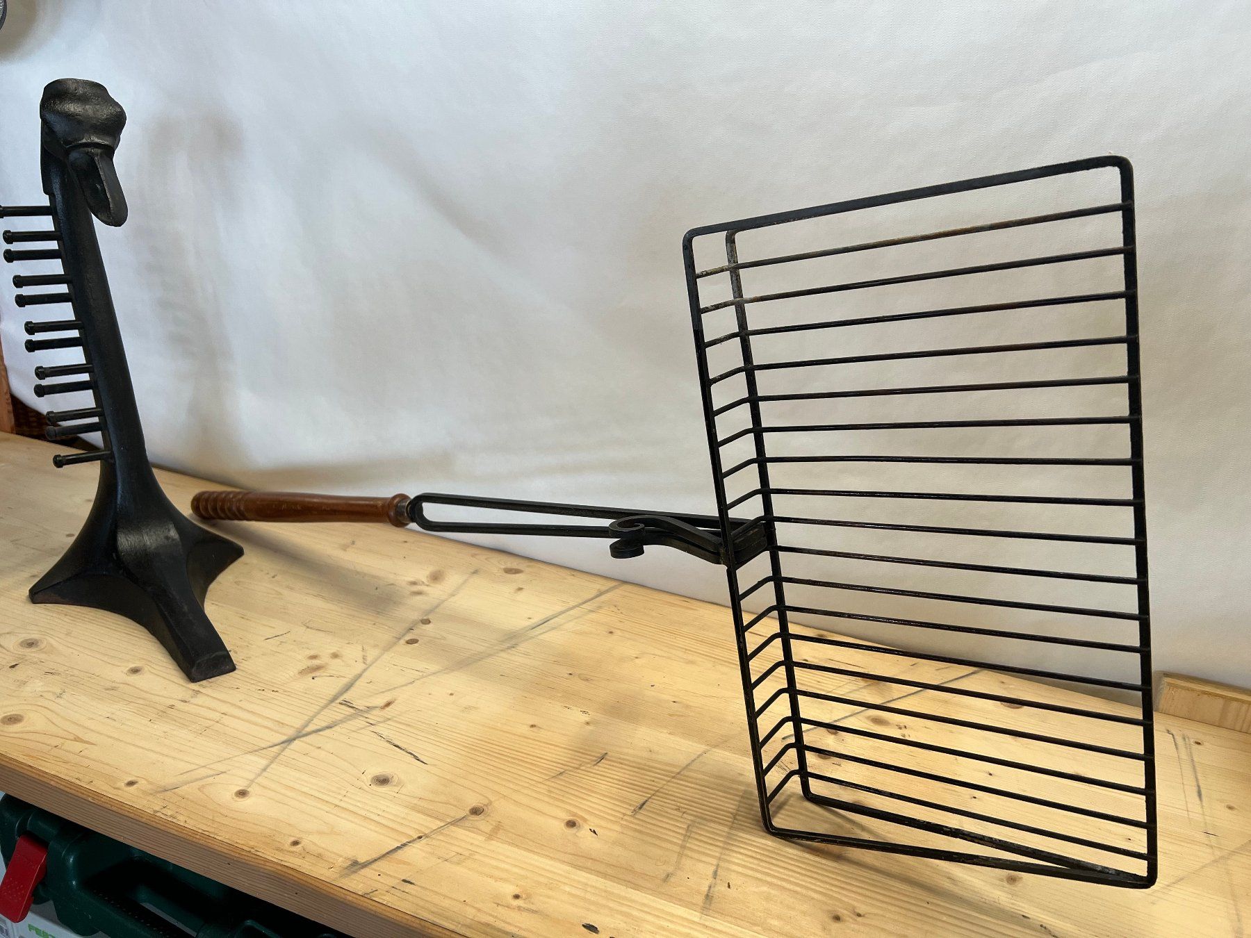 Cheminée: Grille à viande de luxe et son support pour cheminée! – Gebraucht aus Leysin von velatara 5