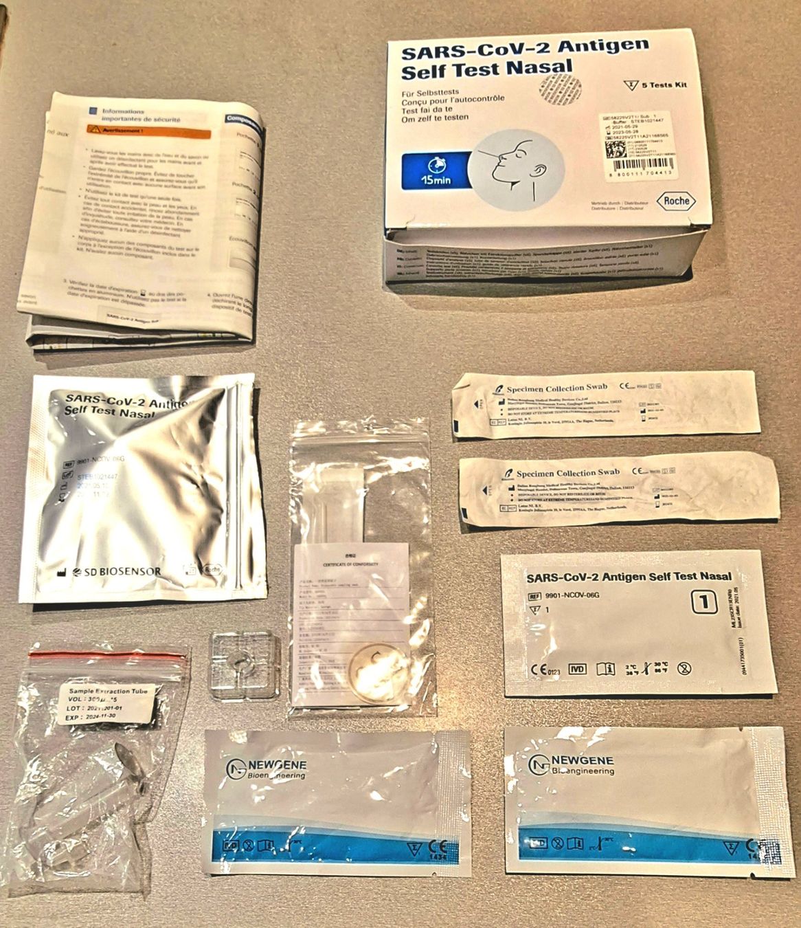Attrezzature mediche: Selbst-Test SARS-Covid von Roche – Usato da Egnach venduto da ASTROFRITZ