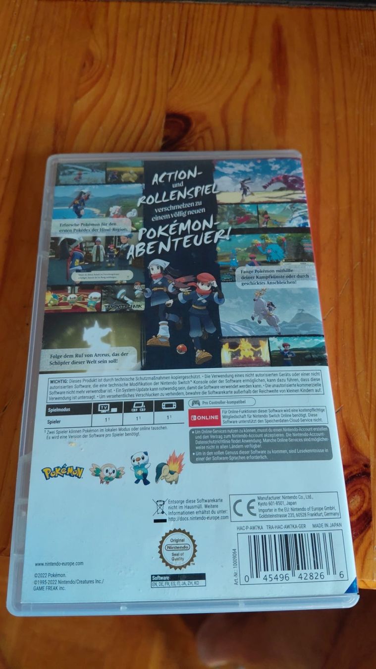 Giochi: Videogioco Nintendo Switch Pokémon Leggende Arceus – Nuovo (secondo la descrizione) da Castel San Pietro venduto da NaBi-7 2