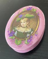 Dose Blechdose Mädchen ovale Dose Büchse selten Sammler Deko