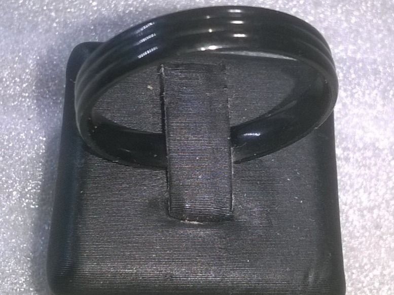 Anelli: ring edelsthal,,,schwarz,,,316L EDELSTHAL,,glanzig – Nuovo (secondo la descrizione) da Basel venduto da bijoutrie_4