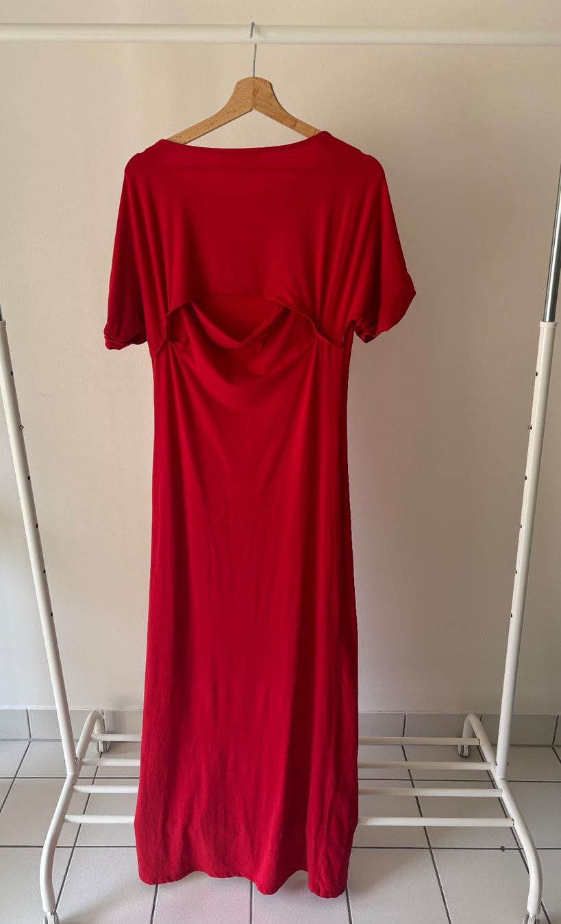 Stefanel Robes: Robe longue rouge Stefanel, taille S – Neuf (Voir description) à Veyrier par MargaritaR 1