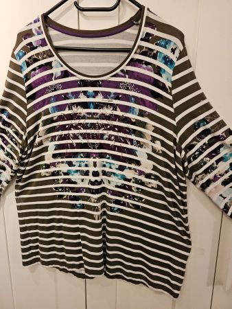 Hübsches 3/4 Arm Ganzjahres-Shirt von "BONITA" Gr. XL