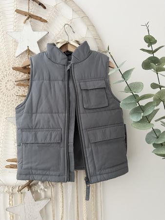 Coole Kinderweste, Grau, Gr. 104 *NEU